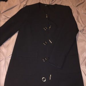 Black Coat w/ silver details